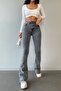 Liana Smoky Flared Leg Jeans High Waist Flared Jeans Shaping (Extra Comfortable) - 5