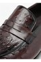 Men Slip-On Leather Loafers - 4