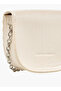 Floral Applique Crossbody Bag with Chain Strap - H 10 x W 12 cms - 6