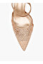 Women Embellished Flared Heel Mules - 4