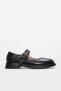 Black Inside and Outside Genuine Leather Belted Tipu Sole Casual Women's Shoes Tg09210261664 - 4