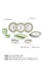 14-Piece 6-Person Nordica Breakfast Set - Luxury Breakfast Serving Plate Set - 3