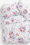 Double Duvet Cover Set Elegant Rose Beige Setçi̇ft