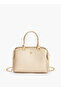 Logo Embossed Crossbody Bag with Chain Strap - H 14 x W 20.5 cms