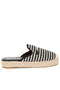 Women Raffia Slip-On Mules in Black - 2