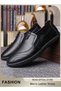 Men's Business Leather Shoes, Black Formal Shoes For Men, Round Toe Oxford Shoes, Stylish Classic Lo - 2