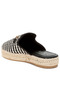 Women Raffia Slip-On Mules in Black - 3