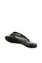 Women Floral Embroidered Mesh Mules in Black - 3