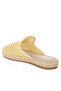 Women Raffia Espadrilles Mules in Yellow - 3