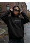Women's Hooded Printed 3 Thread Combed Cotton Fabric Sweatshirt - 2
