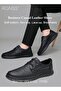 Men Business Casual Durable Breathable Shoes Leather Shoes with Crocodile Pattern Slip Resistant Sof
