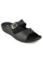 Mesem Anatomical Sole Four Seasons Genuine Leather Women's Slippers - 2
