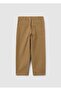 Brown Regular Fit Pure Cotton Jogger Trousers For Children - 2