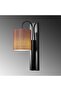 Black Metal Sconce with Tassels E27 Wall Lamp 14X20X42 cm Living Room Lighting - 3