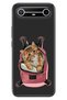Spark Slim 5g Km9 Case Colorful Silicone Printed Tpu Cat on Holiday
