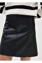 Black Stretch Skirt - 4