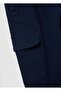 Boys' Blue Regular Fit Trousers - 3