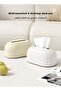 Tissue Box Adjustable Napkin Tissue Holder with Spring Paper Organizer Dispenser Napkin Box - 8