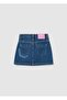 Girls' Pure Cotton Denim Skirt Regular Fit - 2