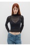 Black Regular Fit Jumper With Long Sleeves - 3