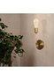 Shiny Gold Metal Sconce E27 Wall Lamp 6X12X27 cm Bedroom and Living Room Lighting - 2