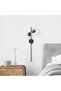Black Metal Body Lighting with Fuzz E14 for Bedroom and Living Room - 2