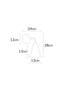 Gold Glass Sconce E27 Wall Lamp 13X24X28 cm Bedroom and Living Room Lighting - 4