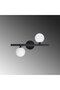Domino Stylish Metal Body Sconce with Black Finish for Reading and Relaxation - 4