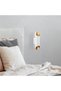 White Metal Sconce Wall Lamp with Tufts G9 Compatible 12X8X30 cm Hallway Living Room