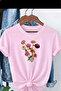 Flower Printed Unisex T-Shirt