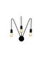 Rustic 3-Piece Sconce with Metal Body Living Room Lighting E27 Compatible - 4
