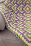 Mini Boxes - Hand Knitted Sofa Throw & Tv Blanket & Knee Blanket - 2
