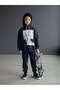 Boy's Cotton Printed Hooded Sweatshirt - 2