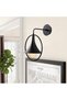Black Metal Sconce with Tassels E27 Wall Lamp 25X29X38 cm Living Room and Hallway Lighting - 2