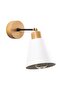 White Metal Sconce E27 Wall Lamp 14X25X25 cm Living Room Lighting - 2