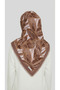Karaca Winter Wool Scarf - Milk Brown / Brown - 8