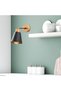 Metal Body Single Pendant Chandelier with Natural Wood for Living Room and Entrance - 4