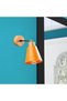 Orange Metal Sconce Wall Lamp E27 Compatible 14X25X25 cm Bedroom and Living Room - 4