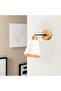White Metal Sconce E27 Wall Lamp 14X25X25 cm Living Room Lighting - 4