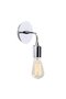 Bright Chrome Sconce E27 Wall Lamp 12X12X20 cm Bedroom and Living Room Lighting