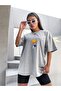 Oversize Women's Astonaut Printed Tshirt - 3