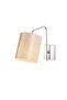Matte Chrome Metal Sconce E27 Wall Lighting 14X27X24 cm Living Room - 4