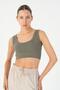 Slimfit Women's U-Neck Light Khaki Bra - 3