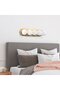 Modern Glass 5-Piece Sconce in Shiny Gold, E14 Compatible for Bedroom and Living Room - 2