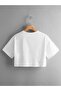 Crop Oversized T-shirt - 2