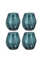 Florence 4-Piece Glass Water Glass Set Blue