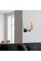 Profile 4656 Stylish Metal Body Single Sconce with Black Finish E27 Compatible - 3