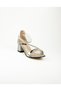 038 Silver Girl's Evening Dress Shoes