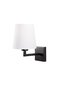 Profile 4659 Black Metal Sconce E27 Wall Lamp 18X24X30 cm Living Room Lighting