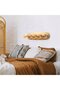 Shiny Gold Metal Sconce Wall Lamp E14 Compatible 90X25X23 cm Living Room Bedroom - 2